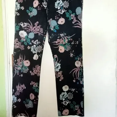 Pantalon droit imprimé 